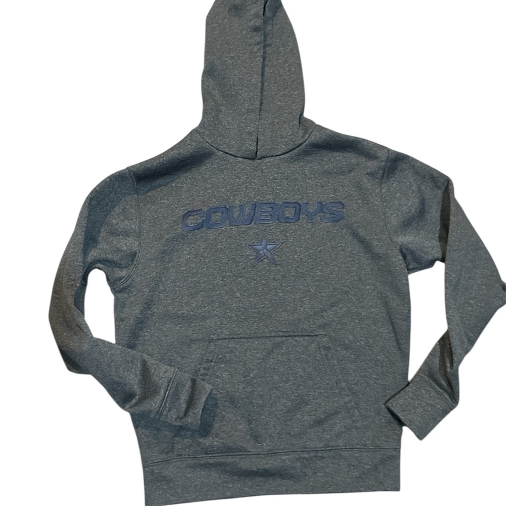 Dallas Cowboys Kids  Hoodie Sweatshirt  Grey Size S  - Hooded Pullover